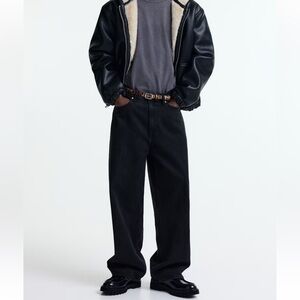 H&M Men's Black Baggy Jeans